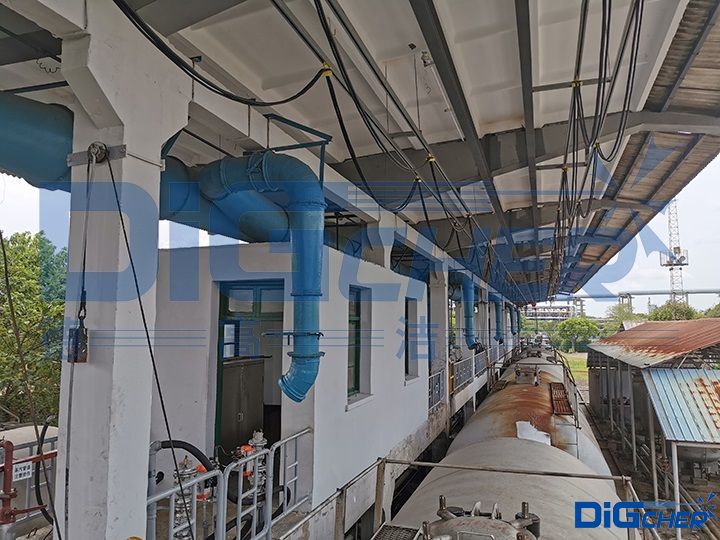 自動化高壓水鐵(tiě)路罐車洗罐站